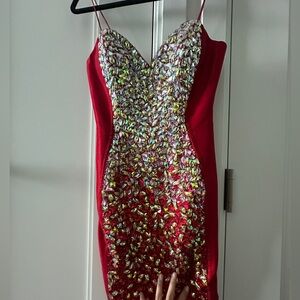 Jovani dress size 0 worn once